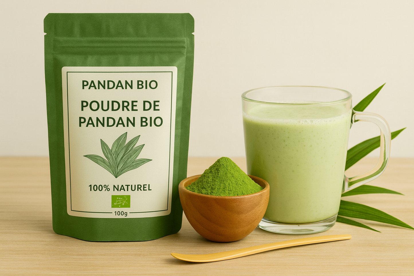 Cuillère doseuse en bambou - Spéciale pandan & lattes