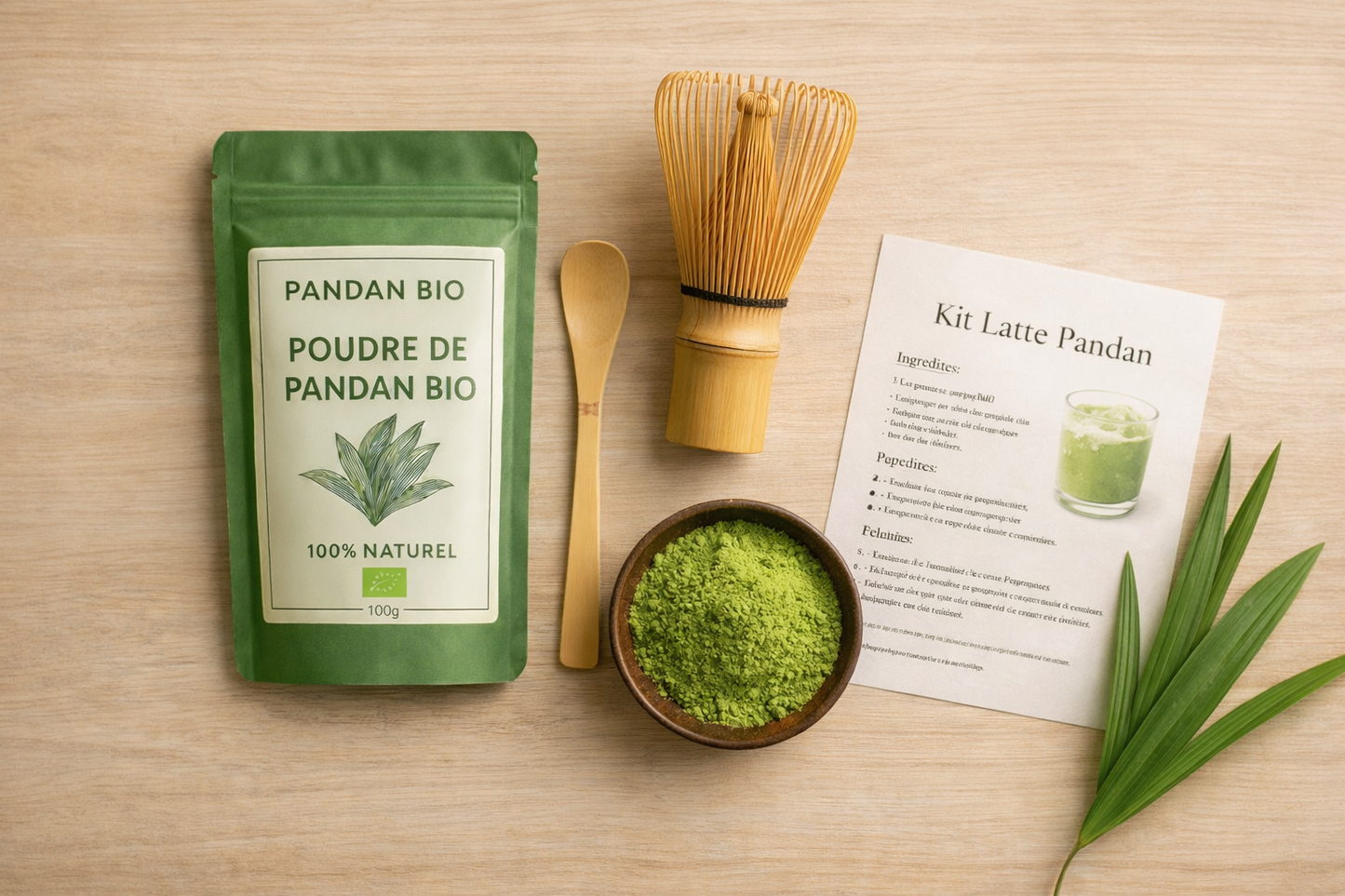 Poudre de pandan naturelle