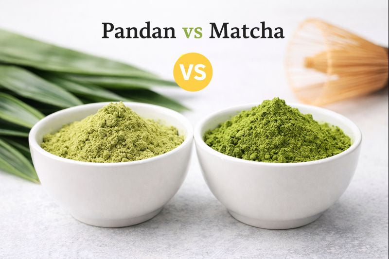 pandan versus matcha