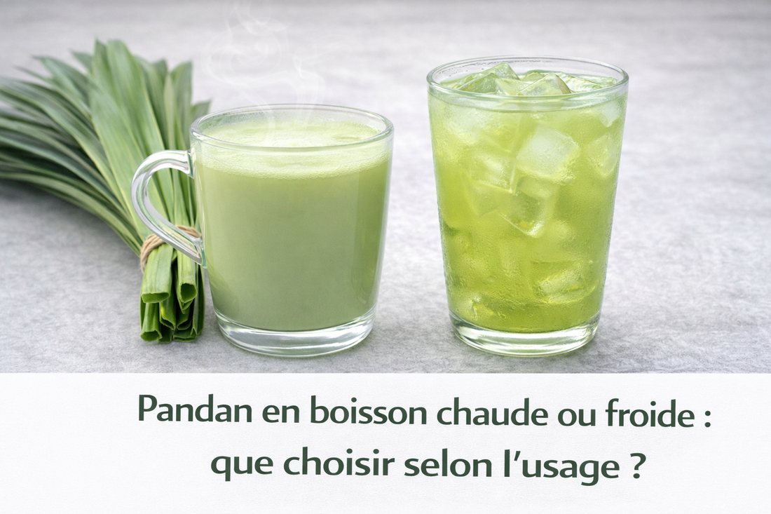 Pandan as a hot or cold drink: which should you choose depending on how you plan to use it?