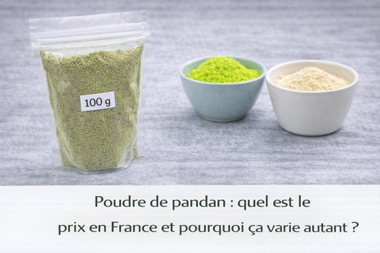 Pandan powder: How much does it cost in France, and why does the price vary so much?