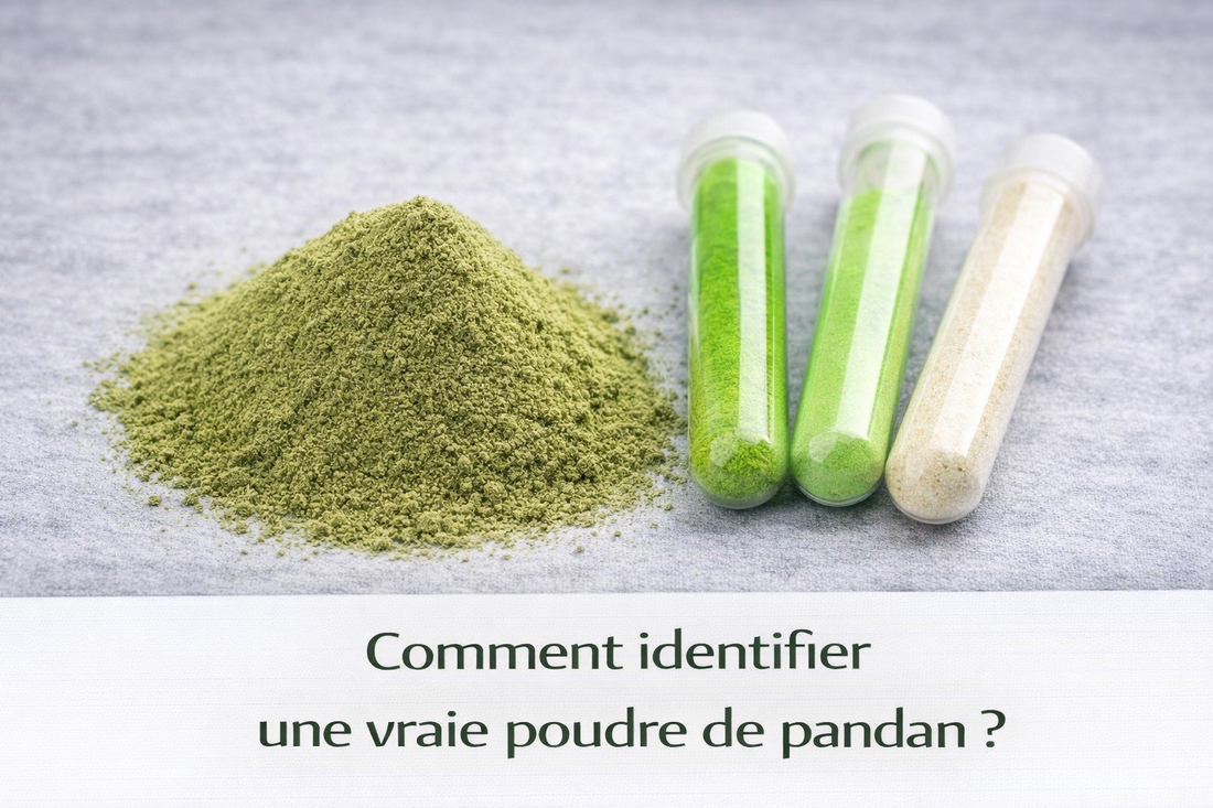 How can you tell if pandan powder is authentic?