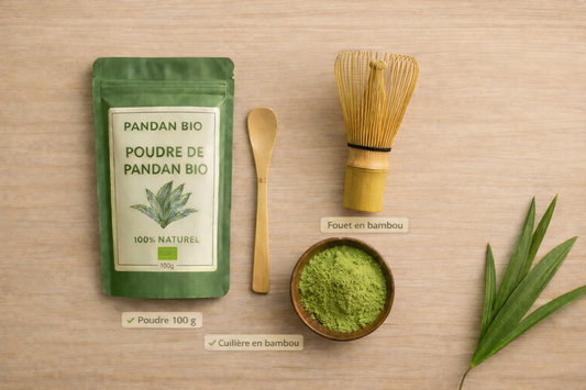Kit Pandan – Le rituel complet : Poudre, fouet et cuillère 🌿